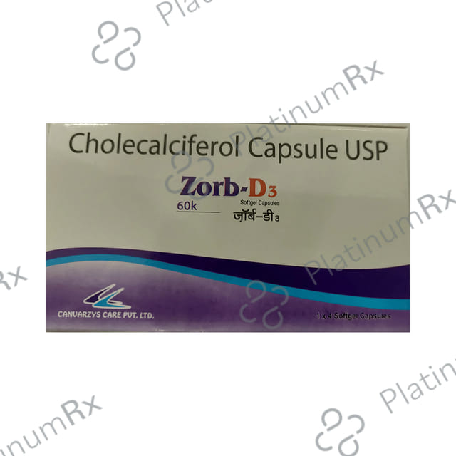 Zorb-D3 Soft Gelatin Capsule