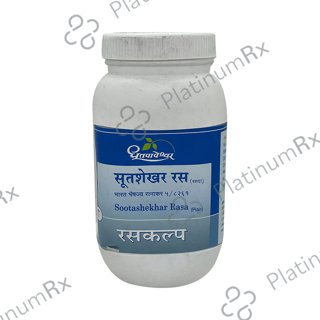 Dhootapapeshwar Sootashekhar Rasa (Plain) Tablet 1000 tablets