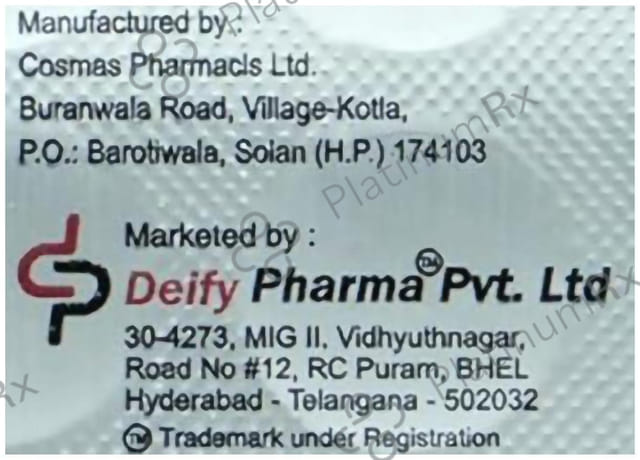 Clopiday CV 20mg/75mg Tablet