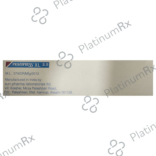 Prazopress XL 2.5mg Tablet OPS 30s