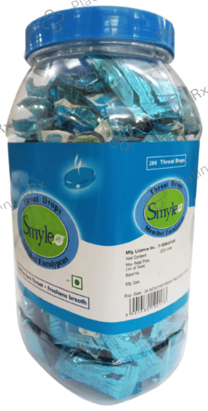 Smyle Throat Drops Menthol