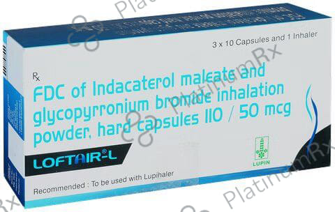 Loftair L 110/50mcg Capsule With Inhaler 1s