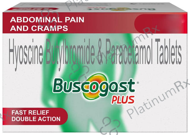 Buscogast Plus 10/325mg Tablet 10s