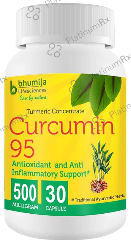 Bhumija Lifesciences Curcumin with Piper Nigram (Curcuma Longa) Capsule
