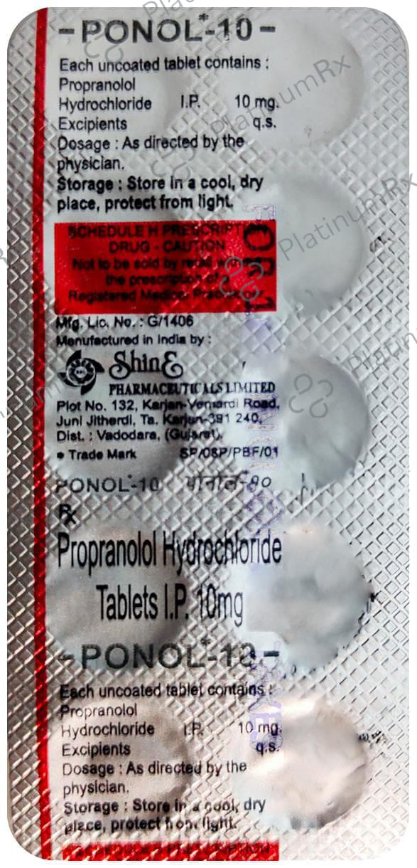 Ponol 10mg Tablet