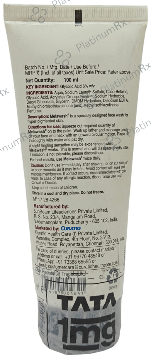 Melawash Face Wash 100ml