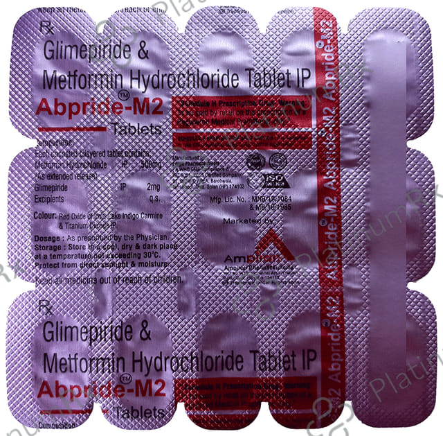 Abpride M2 2/500mg Tablet ER 15s