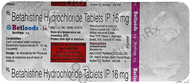 Betleods 16mg Tablet 10s