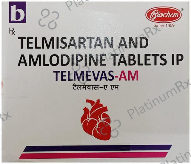 Telmevas AM 40/5mg Tablet 10s