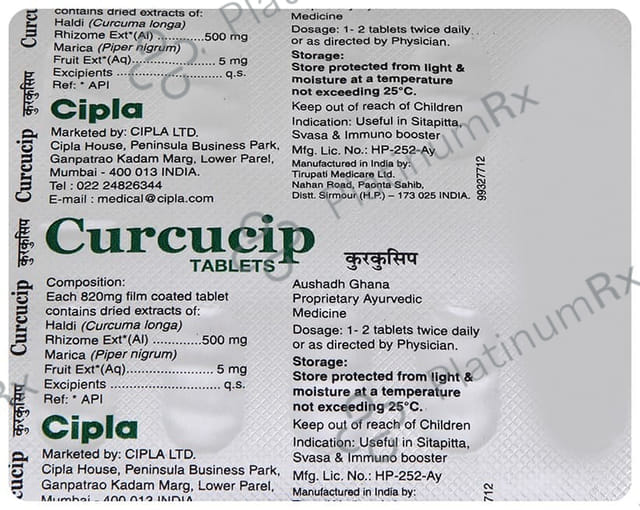 Curcucip Tablet