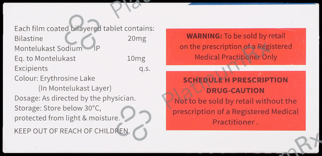 Odastin M 20/10mg Tablet 10s