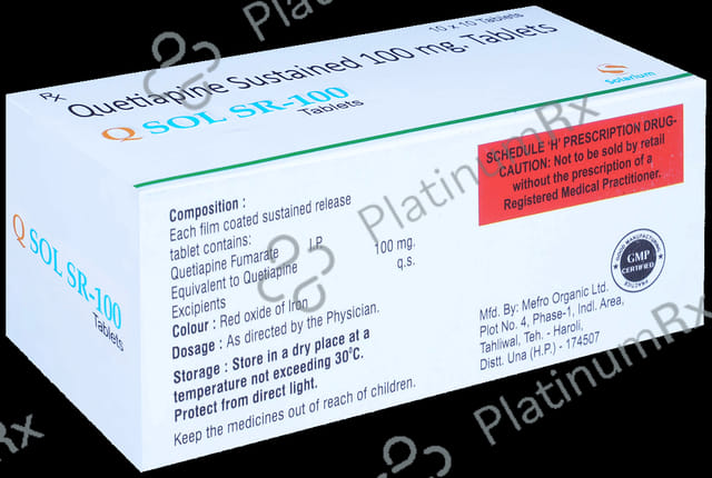 Q Sol 100mg Tablet SR