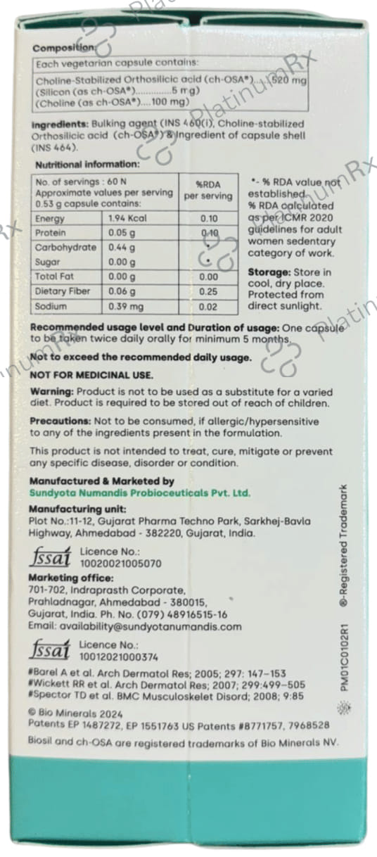 Sundyota Lifecare BioSil Veg Capsule