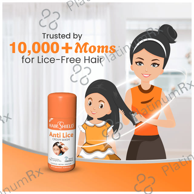 Hairshield Anti Lice Cream Wash 30ml