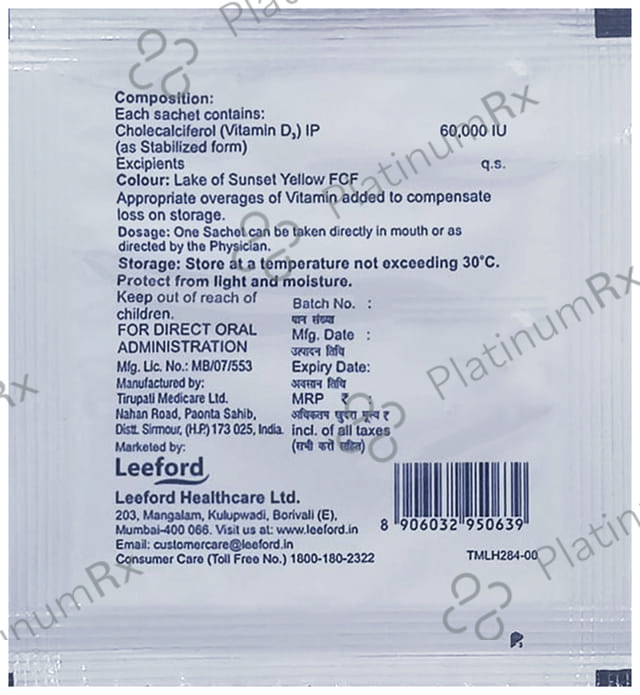 Calcijoint Sachet Sugar Free