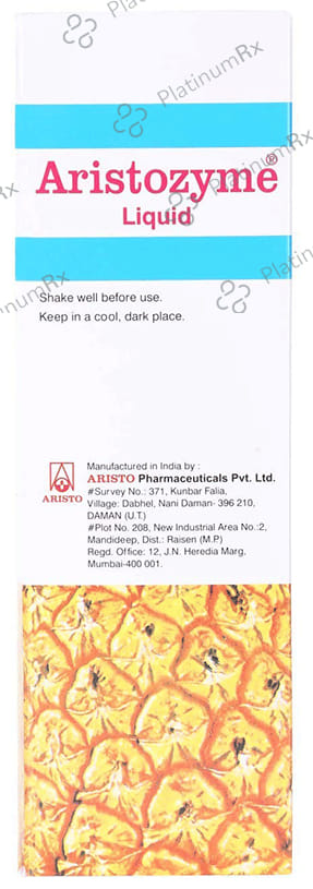 Aristozyme 50/10mg Liquid (Pineapple) 200ml