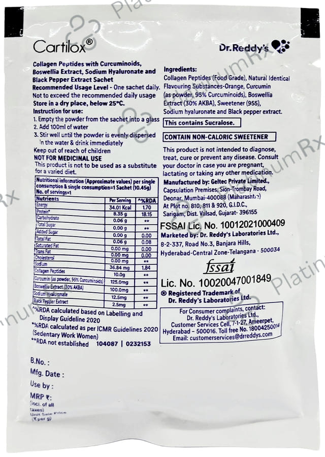 Cartilox Granules 10.45gm