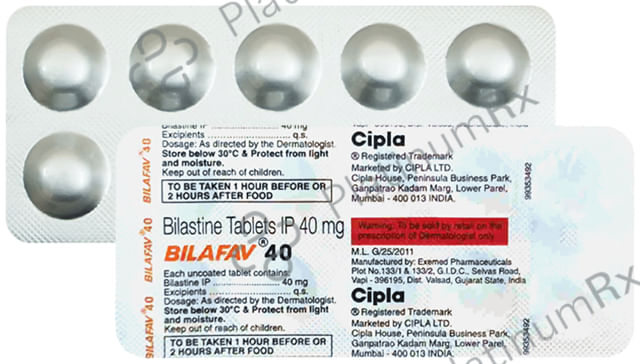 Bilafav 40mg Tablet 10s