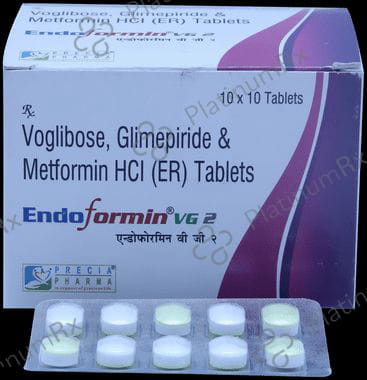 Endoformin VG 2/500/0.2mg Tablet ER 10s
