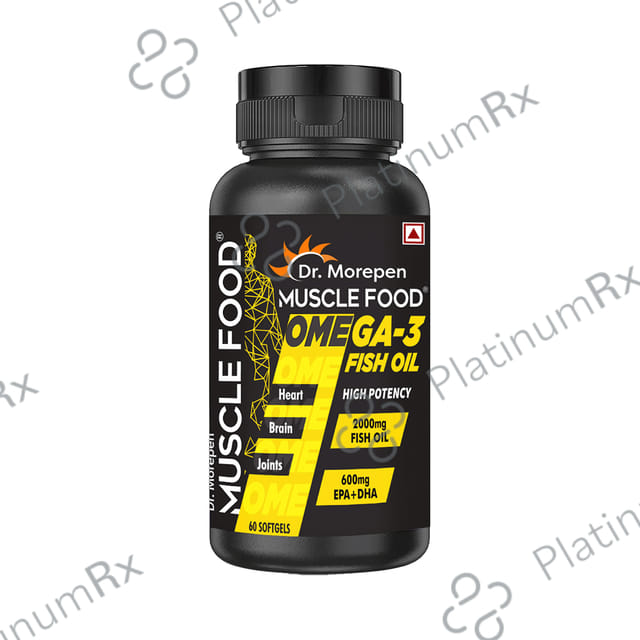 Dr. Morepen Muscle Food Omega 3 Fish Oil Softgel 60s