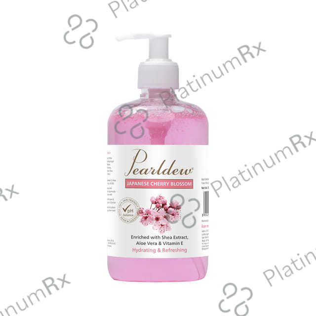 Pearldew Japanese Cherry Blossom Handwash (500ml Each) 1 Bottle