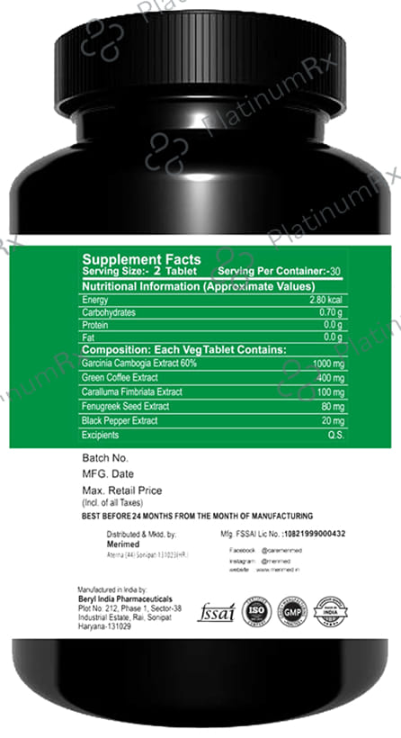 Merimed Keto Extreme Advanced Weight Management Tablet