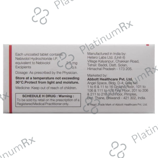 Nubeta 2.5mg Tablet 10s