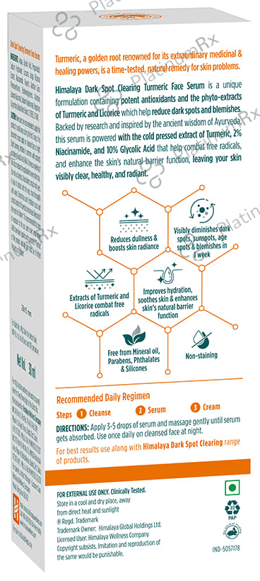 Himalaya Dark Spot Clearing Face Serum Turmeric