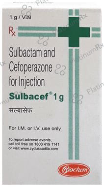 Sulbacef 500mg/500mg Injection