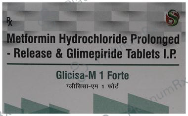 Glicisa M 1/1000mg Forte Tablet PR 10s