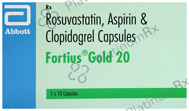 Fortius Gold 20/75/75mg Capsule 10s