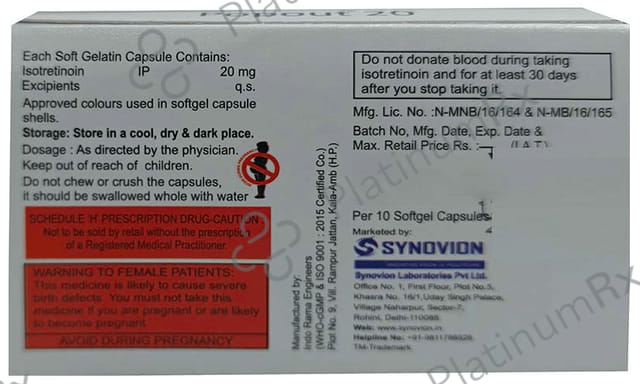 Popout 20mg Capsule