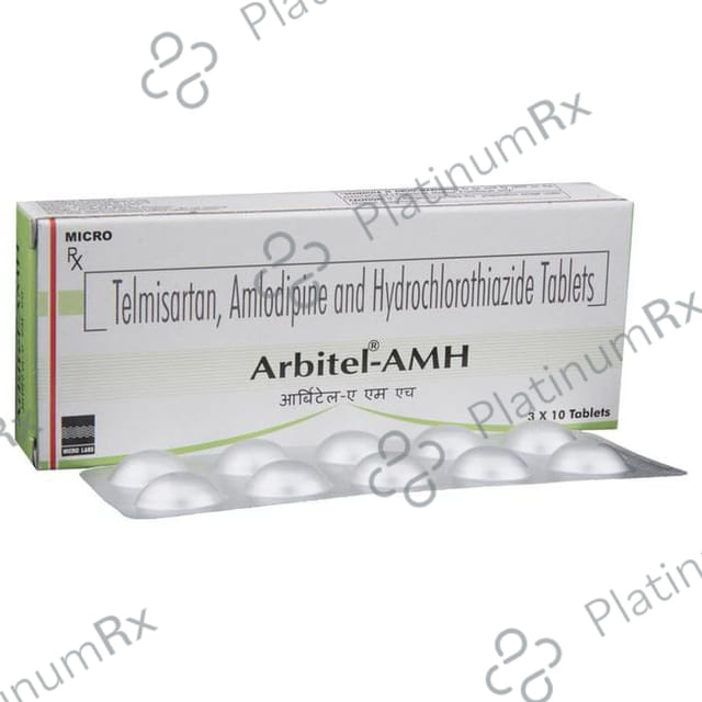 Arbitel AMH 5/12.5/40mg Tablet 10s