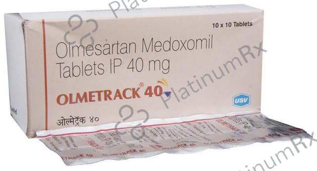Olmetrack 40mg Tablet 10s