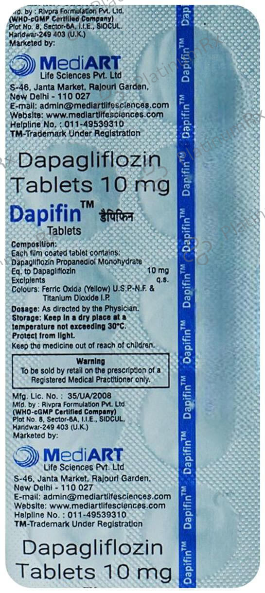Dapifin 10mg Tablet
