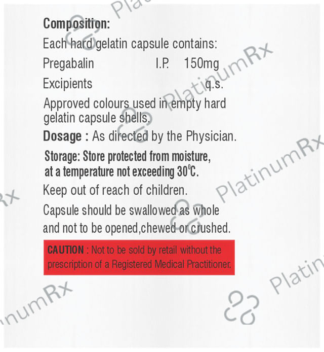 Pregaxuro 150mg Capsule 10s