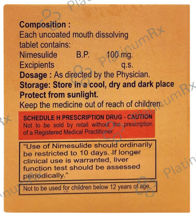 Nimvax 100mg Tablet MD 10s