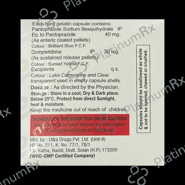 Paneska D 30mg/40mg Capsule SR