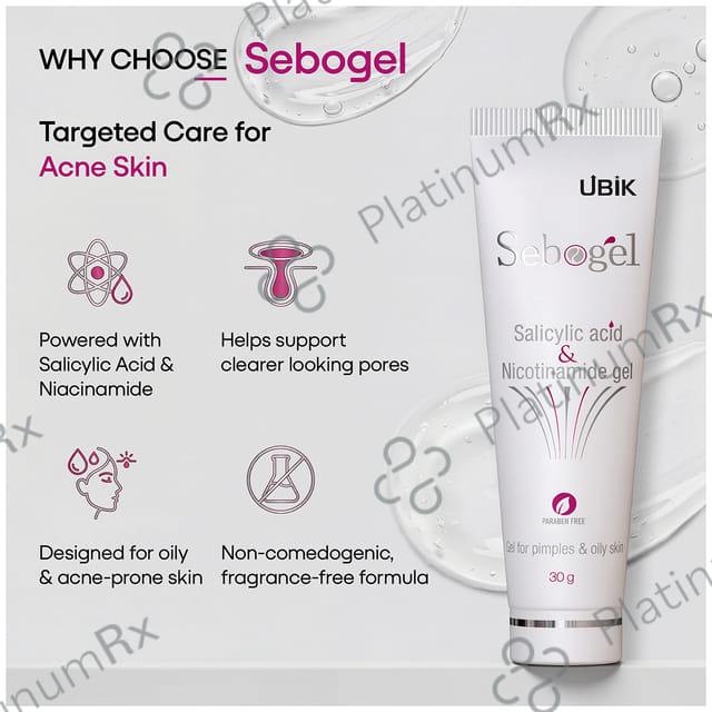 Sebogel Paraben Free 30gm