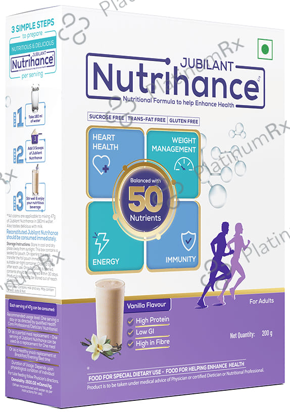 Jubilant Nutrihance Vanilla Powder 200gm