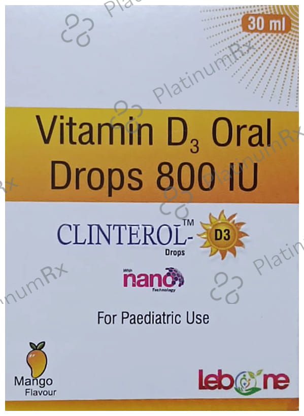 Clinterol-D3 Drops with Nano Technology Mango