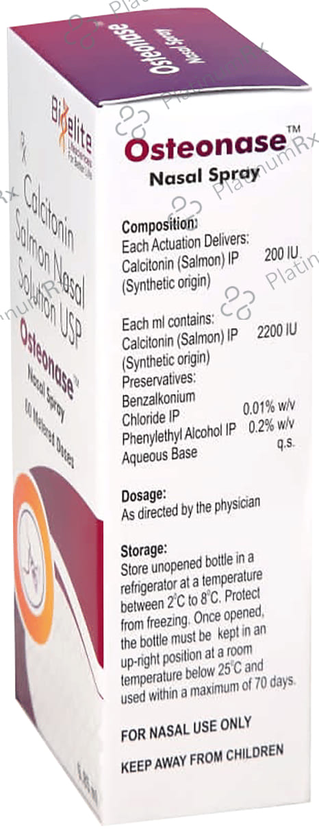 Osteonase 200IU Nasal Spray 60MDI