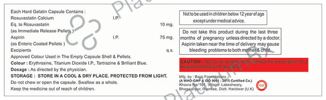 Rosuquid-A 10 75 Capsule IR