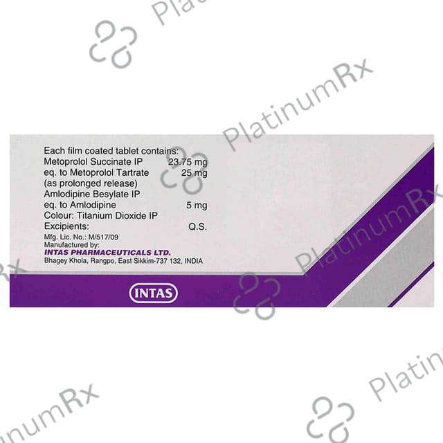 Embeta AM 25/5mg Tablet PR 10s
