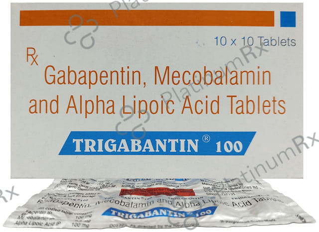 Trigabantin 100mg Tablet 10s
