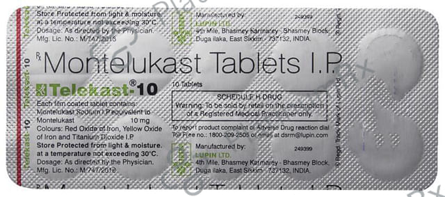 Telekast 10mg Tablet 10s