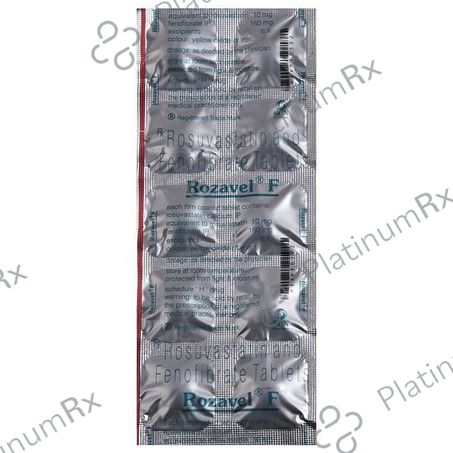 Rozavel F 160/10mg Tablet 10s