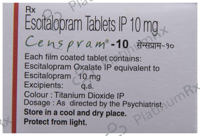 Censpram 10mg Tablet 10s