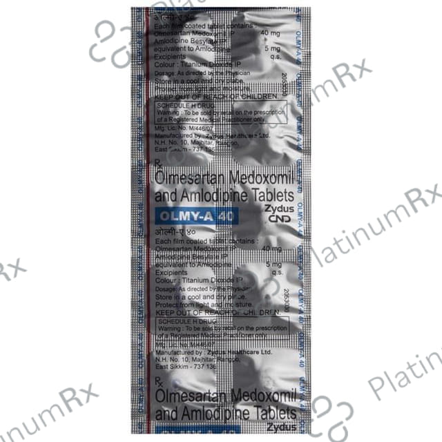 Olmy A 40 5/40mg Tablet 10s