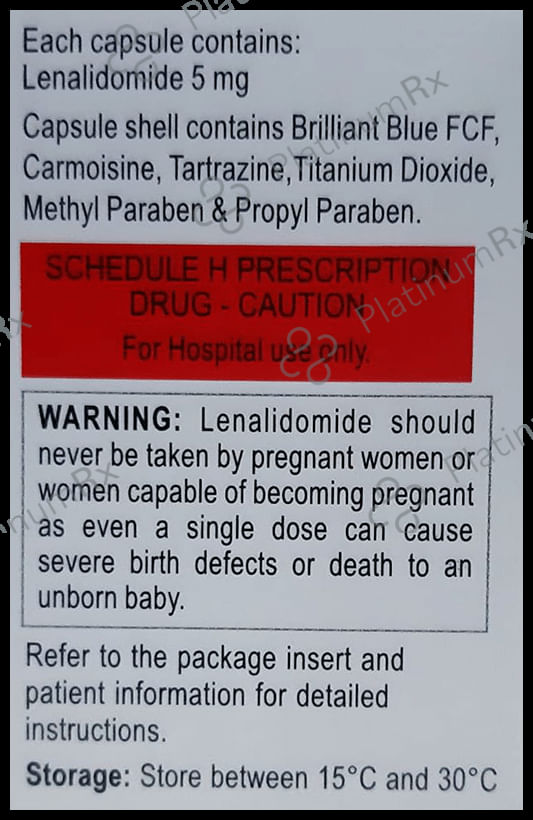 Lenalid 5mg Capsule 30s